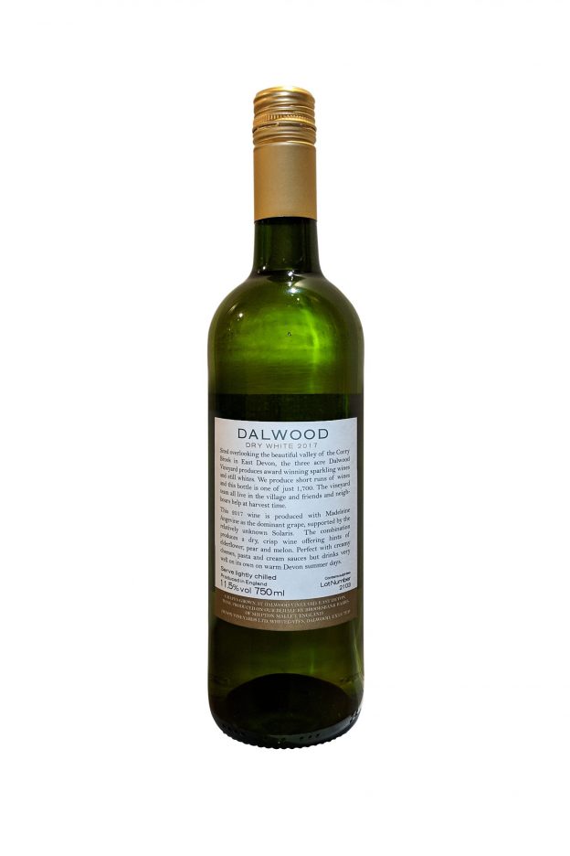 Dalwood 2017 Still White Wine Label
